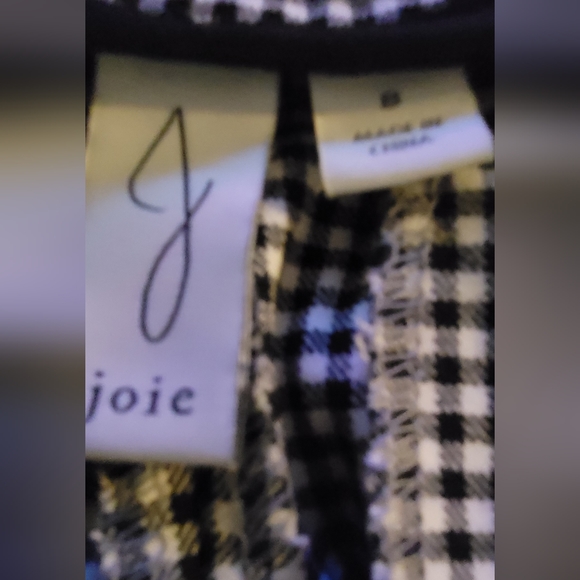 Joie gingham belted waist pants - Picture 5 of 5